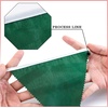 image:imageG2PLUS 39Ft Triangle Bunting Banner Green Blue Cotton Pennant Banner 42pcs Reusable Fabric Triangle Flags Party Decoration for Wedding Birthday Garden Party Spring Picnic Baby Shower DecorationsRed  Green