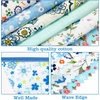 image:imageG2PLUS 39Ft Triangle Bunting Banner Green Blue Cotton Pennant Banner 42pcs Reusable Fabric Triangle Flags Party Decoration for Wedding Birthday Garden Party Spring Picnic Baby Shower DecorationsBlue
