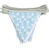 image:imageG2PLUS 39Ft Triangle Bunting Banner Green Blue Cotton Pennant Banner 42pcs Reusable Fabric Triangle Flags Party Decoration for Wedding Birthday Garden Party Spring Picnic Baby Shower DecorationsGrey  Blue
