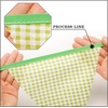 image:imageG2PLUS 39Ft Triangle Bunting Banner Green Blue Cotton Pennant Banner 42pcs Reusable Fabric Triangle Flags Party Decoration for Wedding Birthday Garden Party Spring Picnic Baby Shower DecorationsGreen