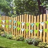 image:imageG2PLUS 39Ft Triangle Bunting Banner Green Blue Cotton Pennant Banner 42pcs Reusable Fabric Triangle Flags Party Decoration for Wedding Birthday Garden Party Spring Picnic Baby Shower DecorationsGreen White