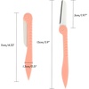 image:imageG2PLUS 3PCS Eyebrow Razor Foldable Facial Razor Dermaplane Razor for Women Face Peach Fuzz Stainless Steel Micro Blades for Eyebrow Facial Hair and Extremities