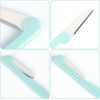 image:imageG2PLUS 3PCS Eyebrow Razor Foldable Facial Razor Dermaplane Razor for Women Face Peach Fuzz Stainless Steel Micro Blades for Eyebrow Facial Hair and Extremities