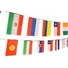 image:imageG2PLUS 40Pcs American Flags Banner36Feet USA Patriotic String Pennant for 4th of July Red White Blue American String Flags Banner for Independence Day Outdoor Indoor Decor Sports Bars Classroom41ft50 Countries World Flags
