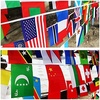image:imageG2PLUS 40Pcs American Flags Banner36Feet USA Patriotic String Pennant for 4th of July Red White Blue American String Flags Banner for Independence Day Outdoor Indoor Decor Sports Bars Classroom164ft200 Countries World Flags