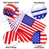 image:imageG2PLUS 40Pcs American Flags Banner36Feet USA Patriotic String Pennant for 4th of July Red White Blue American String Flags Banner for Independence Day Outdoor Indoor Decor Sports Bars Classroom72ft80 Pieces American Flags