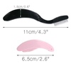 image:imageG2PLUS 4PCS Folding Eyelash Comb Eyebrow Comb Metal Teeth Eyelash Separator Comb Eyelash Brush and Comb Professional Tool for Define Lash amp Brow PinkBlackPink