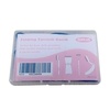 image:imageG2PLUS 4PCS Folding Eyelash Comb Eyebrow Comb Metal Teeth Eyelash Separator Comb Eyelash Brush and Comb Professional Tool for Define Lash amp Brow PinkBlackTransparent