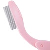 image:imageG2PLUS 4PCS Folding Eyelash Comb Eyebrow Comb Metal Teeth Eyelash Separator Comb Eyelash Brush and Comb Professional Tool for Define Lash amp Brow PinkBlackPink
