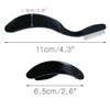 image:imageG2PLUS 4PCS Folding Eyelash Comb Eyebrow Comb Metal Teeth Eyelash Separator Comb Eyelash Brush and Comb Professional Tool for Define Lash amp Brow PinkBlackBlack4pcs