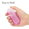 image:imageG2PLUS 4PCS Nail Brush Double Sided Nail Scrubber Brush Soft Stiff Bristles fingernail Cleaning Brush Angle Nails Toes Cleaning Brush for Men WomenPinkTransparent