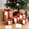 image:imageG2PLUS 5 Senses Gift Tags with String for Him and Her  Romantic White and Gold Gift Tags Set with Sense Greeting Card for Anniversary Valentines Day Birthday ChristmasWhite Gold