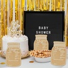 image:imageG2PLUS 50PCS Baby Advice Cards Onesie Baby Shower Predictions and Advice Cards for Parents To Be Wishes Card for New Parents Gender Reveal Girls Boys Game Party Decorations52x6in Kraft WhiteMason Jar