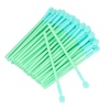 image:imageG2PLUS 50PCS Silicone Eyelash Brushes Green Disposable Mascara Wands Adjustable Ball Shape Eyelash Spoolies Eyebrow Brushes for Eyelash Extension and MakeupGreen