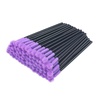 image:imageG2PLUS 50PCS Silicone Eyelash Brushes Green Disposable Mascara Wands Adjustable Ball Shape Eyelash Spoolies Eyebrow Brushes for Eyelash Extension and MakeupPurple