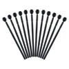 image:imageG2PLUS 50PCS Silicone Eyelash Brushes Green Disposable Mascara Wands Adjustable Ball Shape Eyelash Spoolies Eyebrow Brushes for Eyelash Extension and MakeupBlack