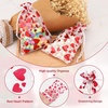 image:imageG2PLUS 50PCS Valentines Gift Bags Organza 3x4in Pink Foil Heart Sheer Mesh Organza Pouches with Drawstring for Valentines Day Party Favors Candy Gift Bags amp Wedding FavorsWhite Red  4x6