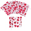 image:imageG2PLUS 50PCS Valentines Gift Bags Organza 3x4in Pink Foil Heart Sheer Mesh Organza Pouches with Drawstring for Valentines Day Party Favors Candy Gift Bags amp Wedding FavorsWhite Red  3x4