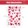 image:imageG2PLUS 50PCS Valentines Gift Bags Organza 3x4in Pink Foil Heart Sheer Mesh Organza Pouches with Drawstring for Valentines Day Party Favors Candy Gift Bags amp Wedding FavorsWhite Red  5x7