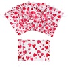 image:imageG2PLUS 50PCS Valentines Gift Bags Organza 3x4in Pink Foil Heart Sheer Mesh Organza Pouches with Drawstring for Valentines Day Party Favors Candy Gift Bags amp Wedding FavorsWhite Red  5x7
