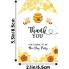 image:imageG2PLUS 50Pcs A Gift for You Tags  33x22 in White Paper Name Tags with String Gift Wrapping Hangtag for Wedding Baby Shower Birthday ChristmasBeeThank You