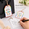 image:imageG2PLUS 50Pcs A Gift for You Tags  33x22 in White Paper Name Tags with String Gift Wrapping Hangtag for Wedding Baby Shower Birthday ChristmasDotsThank You