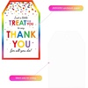 image:imageG2PLUS 50Pcs A Gift for You Tags  33x22 in White Paper Name Tags with String Gift Wrapping Hangtag for Wedding Baby Shower Birthday ChristmasDotsThank You