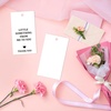 image:imageG2PLUS 50Pcs Thank You Tags  White Black Little Something from Me to You Thank You Paper Gift Tags with String for Gift Wrapping DIY Crafts Wedding Party Favors