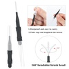 image:imageG2PLUS 50pcs Micro Spoolies Black Eyebrow Lamination Brush Bendable for Brow Lamination Eyelashes Extensions Lash Lifting and Perming