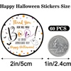 image:imageG2PLUS 60PCS Happy Halloween Stickers 2 Inches Round Halloween Thank You for All You Do Stickers Boo Gift Label Envelope Seals Sticker for Adults Gift Wrapping Candy Bags Party FavorsHalloweenThank You