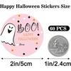 image:imageG2PLUS 60PCS Happy Halloween Stickers 2 Inches Round Halloween Thank You for All You Do Stickers Boo Gift Label Envelope Seals Sticker for Adults Gift Wrapping Candy Bags Party FavorsHalloweenBoo