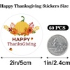 image:imageG2PLUS 60PCS Happy Halloween Stickers 2 Inches Round Halloween Thank You for All You Do Stickers Boo Gift Label Envelope Seals Sticker for Adults Gift Wrapping Candy Bags Party FavorsThanksgivingPumpkin
