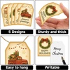 image:imageG2PLUS 60Pcs Gold Christmas Gift Tags  4 Styles Christmas Name Tags Xmas Tree Holiday Paper Gift Tags with String for DIY Crafts Party Favors Gift Exchange Stocking Stuffers5 Styles Vintage Christmas