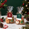 image:imageG2PLUS 60Pcs Gold Christmas Gift Tags  4 Styles Christmas Name Tags Xmas Tree Holiday Paper Gift Tags with String for DIY Crafts Party Favors Gift Exchange Stocking Stuffers2 StylesRed Green