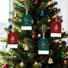 image:imageG2PLUS 60Pcs Gold Christmas Gift Tags  4 Styles Christmas Name Tags Xmas Tree Holiday Paper Gift Tags with String for DIY Crafts Party Favors Gift Exchange Stocking Stuffers2 StylesRed Green