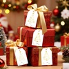 image:imageG2PLUS 60Pcs Gold Christmas Gift Tags  4 Styles Christmas Name Tags Xmas Tree Holiday Paper Gift Tags with String for DIY Crafts Party Favors Gift Exchange Stocking Stuffers4 Styles Gold
