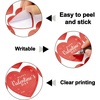 image:imageG2PLUS 60Pcs Happy Valentines Day Stickers  Pink Valentines Day Gift Stickers 2 Inch Round Valentine Label Sticker for Gift Wrap Party Favor DecorationsRed