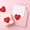 image:imageG2PLUS 60Pcs Happy Valentines Day Stickers  Pink Valentines Day Gift Stickers 2 Inch Round Valentine Label Sticker for Gift Wrap Party Favor DecorationsRed