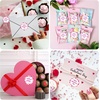 image:imageG2PLUS 60Pcs Happy Valentines Day Stickers  Pink Valentines Day Gift Stickers 2 Inch Round Valentine Label Sticker for Gift Wrap Party Favor DecorationsPink
