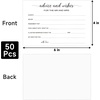 image:imageG2PLUS Advice and Wishes Cards  50 Pcs Wedding Advice Cards for the Mr and Mrs Bride and Groom Newlyweds 4x6 White Paper Mad Libs Card for Wedding Engagement Bridal Shower Party GamesBaby Advice Cards