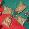 image:imageG2PLUS Christmas Drawstring Burlap Gift Bags  24 Pack Christmas Advent Calendar Bags 8 Designs 46 inches Goodie Gift Bag with Xmas Tree Tags for Xmas Holiday Party Favors5X7 Merry Christmas
