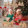 image:imageG2PLUS Christmas Drawstring Burlap Gift Bags  24 Pack Christmas Advent Calendar Bags 8 Designs 46 inches Goodie Gift Bag with Xmas Tree Tags for Xmas Holiday Party Favors5X7 Buffalo Plaid
