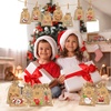 image:imageG2PLUS Christmas Drawstring Burlap Gift Bags  24 Pack Christmas Advent Calendar Bags 8 Designs 46 inches Goodie Gift Bag with Xmas Tree Tags for Xmas Holiday Party Favors4X6 Snowman
