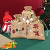image:imageG2PLUS Christmas Drawstring Burlap Gift Bags  24 Pack Christmas Advent Calendar Bags 8 Designs 46 inches Goodie Gift Bag with Xmas Tree Tags for Xmas Holiday Party Favors4X6 Buffalo Plaid