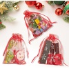 image:imageG2PLUS Christmas Drawstring Organza Bags 4x650PCS Christmas Snowflake Organza Gift Bags Green Sheer Mesh Pouches Xmas Winter Holiday Sheer Mesh Bag for Jewelry Candy GoodiesRedChristmas