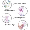 image:imageG2PLUS Christmas Drawstring Organza Bags 4x650PCS Christmas Snowflake Organza Gift Bags Green Sheer Mesh Pouches Xmas Winter Holiday Sheer Mesh Bag for Jewelry Candy GoodiesColoredChristmas