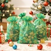 image:imageG2PLUS Christmas Drawstring Organza Bags 4x650PCS Christmas Snowflake Organza Gift Bags Green Sheer Mesh Pouches Xmas Winter Holiday Sheer Mesh Bag for Jewelry Candy GoodiesGreenChristmas