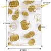 image:imageG2PLUS Christmas Drawstring Organza Bags 4x650PCS Christmas Snowflake Organza Gift Bags Green Sheer Mesh Pouches Xmas Winter Holiday Sheer Mesh Bag for Jewelry Candy GoodiesGold PumpkinThanksgiving
