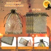 image:imageG2PLUS Christmas Drawstring Organza Bags 4x650PCS Christmas Snowflake Organza Gift Bags Green Sheer Mesh Pouches Xmas Winter Holiday Sheer Mesh Bag for Jewelry Candy GoodiesBlackHalloween