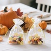 image:imageG2PLUS Christmas Drawstring Organza Bags 4x650PCS Christmas Snowflake Organza Gift Bags Green Sheer Mesh Pouches Xmas Winter Holiday Sheer Mesh Bag for Jewelry Candy GoodiesGold Maple LeavesThanksgiving